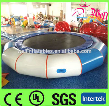 exciting inflatable water games/ cheap inflatable water trampoline/ cheap trampolines with enclosures
