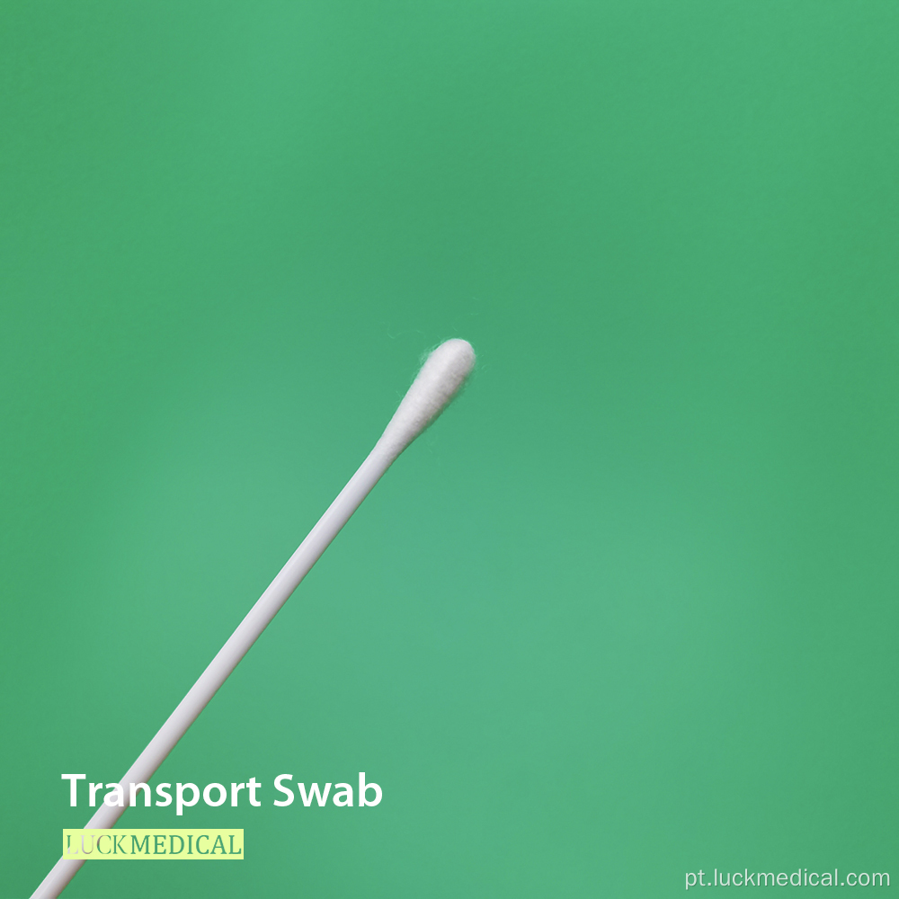 PS Swab de transporte de amostragem de plástico com tubo FDA