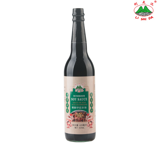 Salsa di soia scura ai funghi Bottiglia da 625 ml