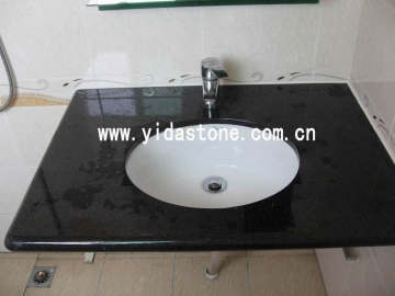 Granite vanity countertop