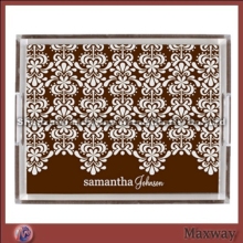 Winsome Acrylic Serve Platters and Tray with Oval Handle