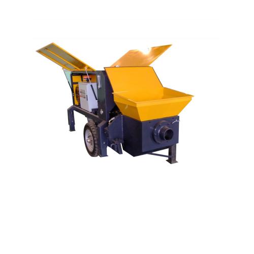 Electric mobile fine stone concrete mortar pump machine