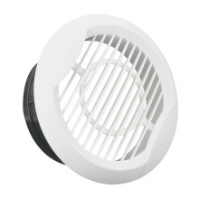 Round Air Grille 125mm Neck Size HVAC Outlet Wall-Installed for Supply Air