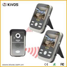 KIVOS Wireless Video Door Phone Intercom with Triple Monitors