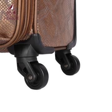 Pola kulit ular mode baru PU tas koper