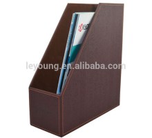 Handmade Destop Leather Magazine Holder
