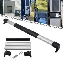 Adjustable Armrest for RV Bathroom - Aluminum Alloy Handle for Handling Salmonella and Assisting Boarding