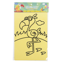 Bird series sand art paiting kit for children