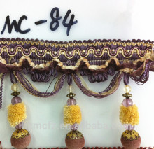 handmade chain decorative curtain fringes for curtains
