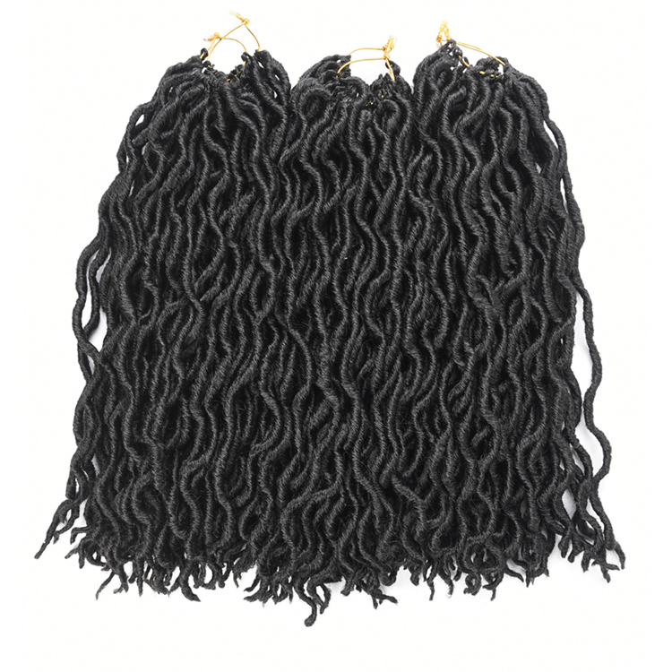 Julianna Morgan 18 Inch 24 Strands Faux Locks Crochet Braids Synthetic Hair Extensions