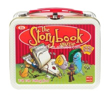 Ideal Empty Metal The Storybook Memory Card Game Luch Tin Mapkin Box