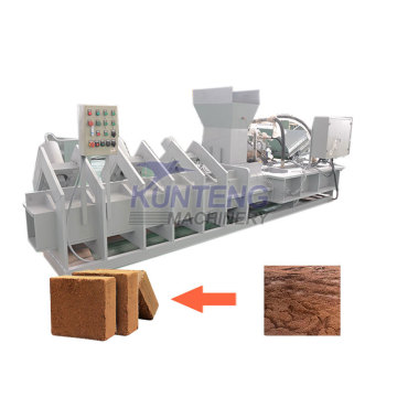 Hydraulic Sawdust and Coco Peat Block Making Machine for New Coco Coir Pot Production
