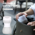 최고의 가격 500 ML 에코 - 친화적 인 BPA 무료 축소 가능한 실리콘 커피 컵 머그잔