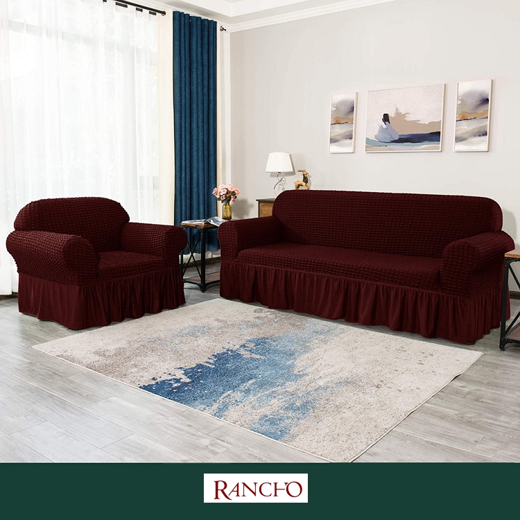 Customized color hot sale strech household decoration sofa covers for 3 seater sofa