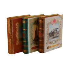 Explosive oil  metal book shape food grade  tin cans