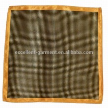 Screen print polyester mens custom printed handkerchiefs