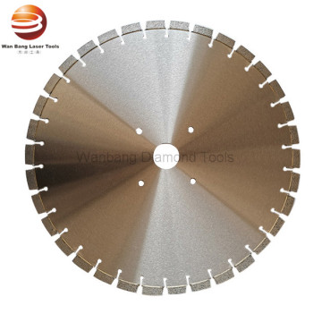 High frequency brazed diamond saw blade for cutting granite and marble