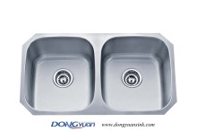 Equal Double Bowl Undermount Kitchen Sinks