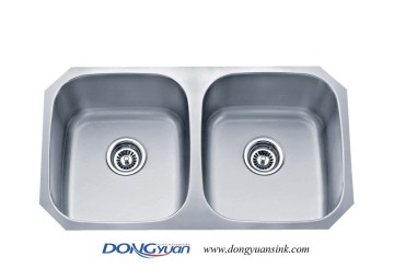 Equal Double Bowl Undermount Kitchen Sinks