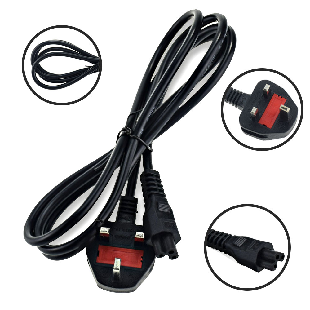 UK 3 Pin Power Cord