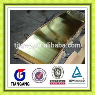 thin brass plate