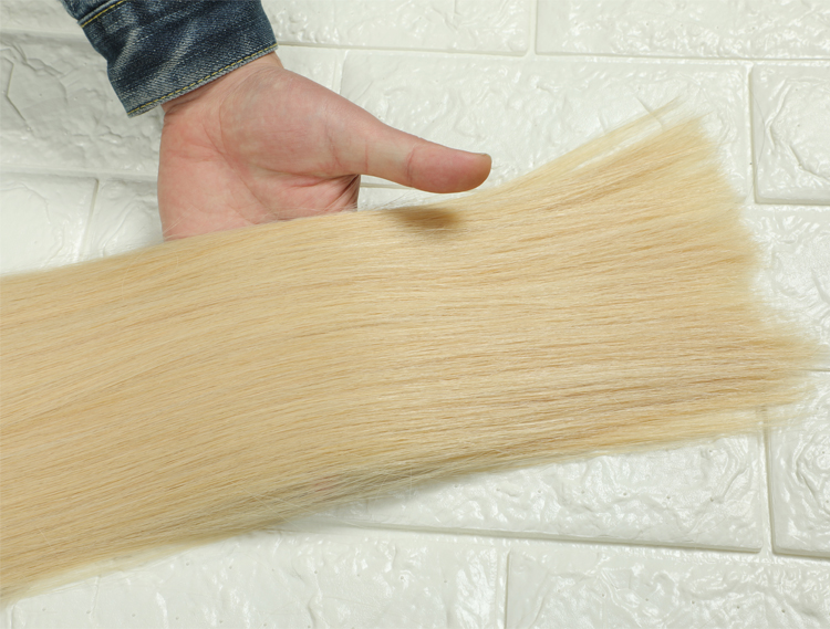 100% Virgin Remy Bulk Hair Extensions European Caucasian Blonde 613 60 Wholesale No Weft Human Hair Extensions