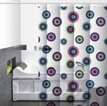 P Kaufmann Waterproof Bathroom printed Shower Curtain
