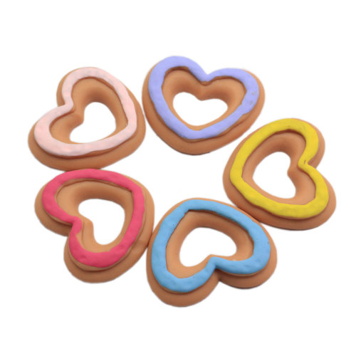 Decorazione di San Valentino Biscotti Casa delle bambole in miniatura Cibo Slime Charms Abbellimenti per la creazione di gioielli Scrapbooking