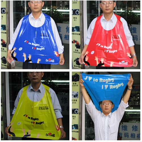 Promotional Personalized PE Sport Wave Cape