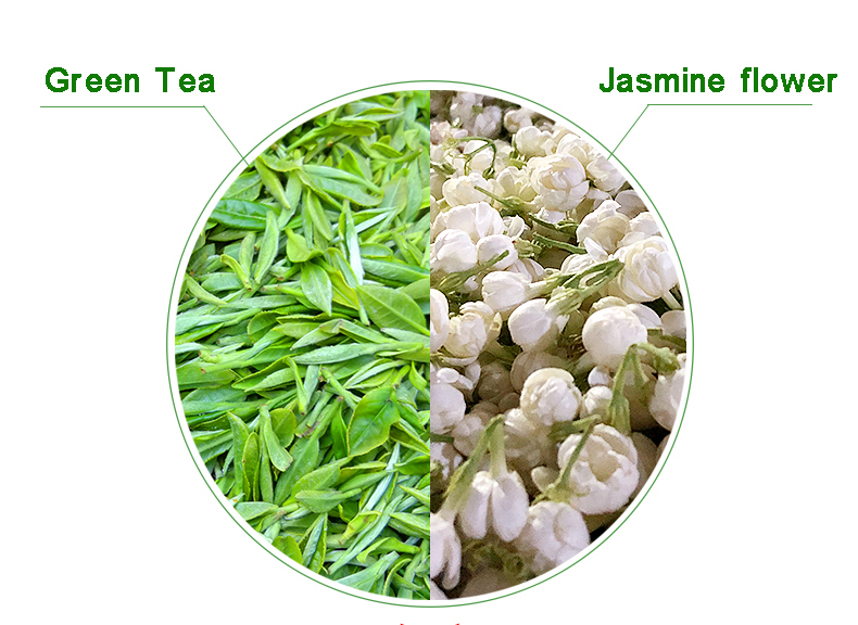 Organic Jasmine silver needle tips green tea