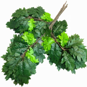 Artificial Oak Tree Leaves and Stems for Greenery Wall Decor