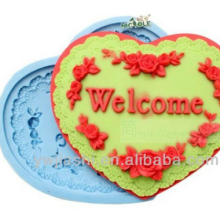Nice Silicone love soap mold,handmade soap mold