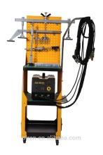 Resistance spot welding dent puller for steel car body repair