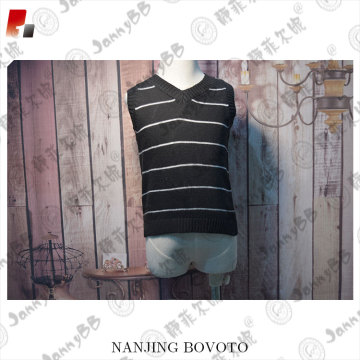 2017 new style Black sleeveless fashion sweater