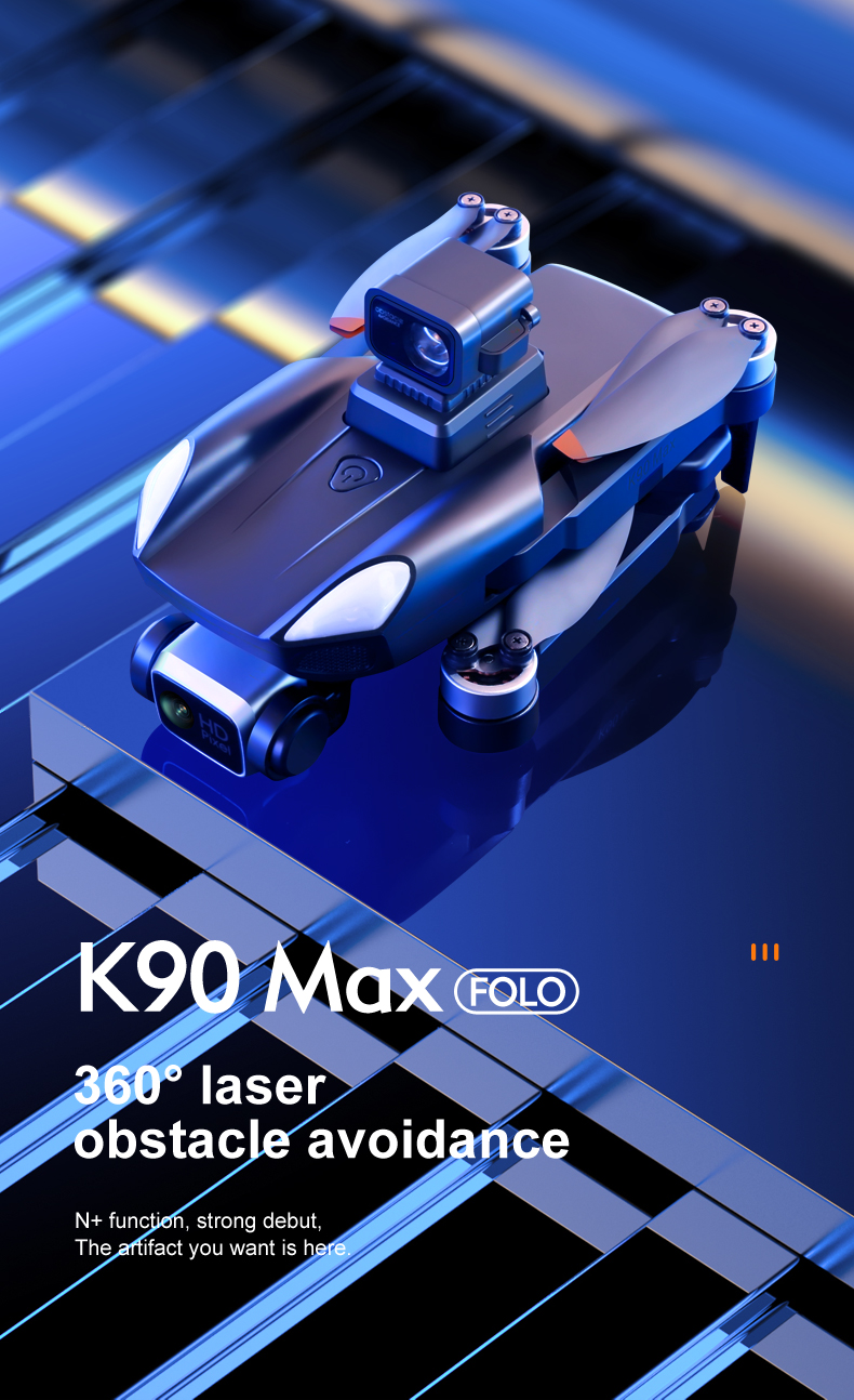 2022 New GPS Drone K90 Max 4K HD Professional Camera Anti-Shake Gimbal Obstacle Avoidance Brushless Motor R/C distance 1200M