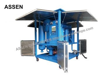 9000 LPH Double stage HV Transformer Oil Regeneration System Machine