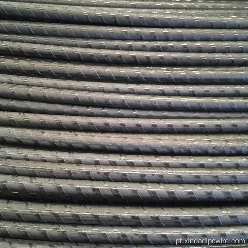 Superfície plana denteada em espiral de fio de aço de 4 mm