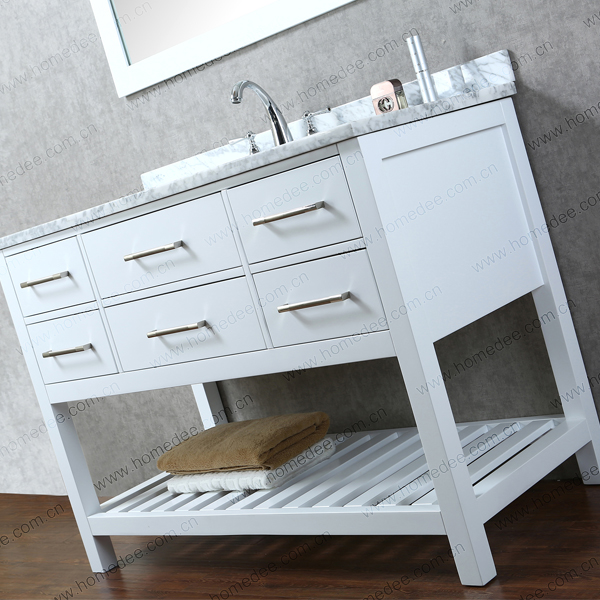 Modern White Bathroom Vanity