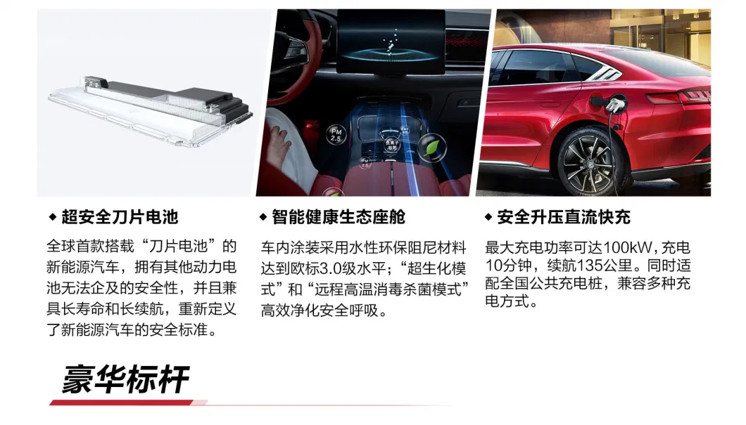 High Speed Auto Electrico New Electric Vehicle Automotives Han EV Car