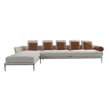 Ny fanamboarana lamba ao amin&#39;ny sectional sofa Sofofa replica