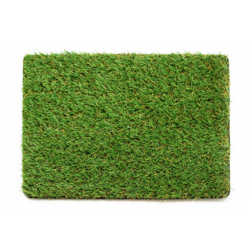 Paesaggio di erba artificiale sempreverde