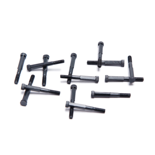 Carbon Steel Black Zinc Knurled Studs