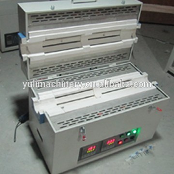 1200 C degree multi zone tube furnace | split tube furnace with quartz tube