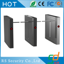 Bank Fingerprint Reader Drop Arm Turnstile Barrier