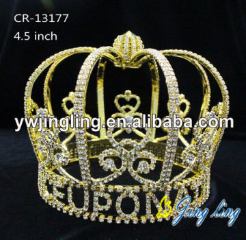 Gold Plated Full Round Boy Crown