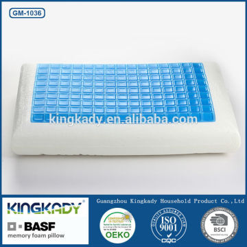 High quality silicone gel summer good sleeping memory foam pillow ,cooling gel memory foam pillow