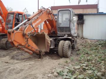 used wheel excavator HITACHI EX 100WD