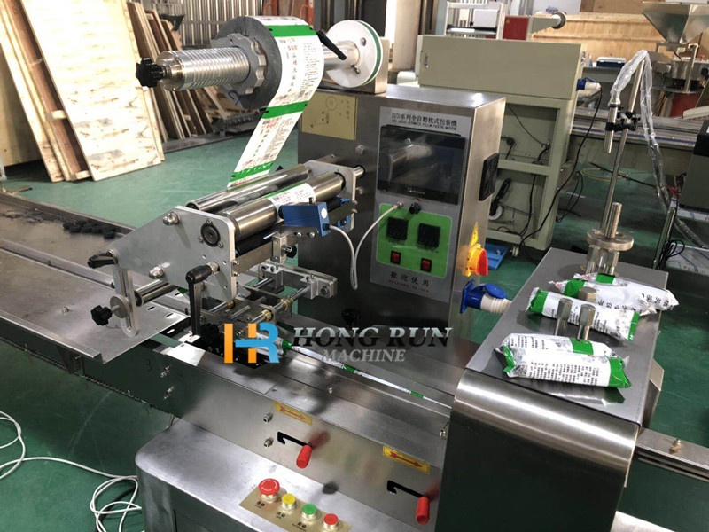 HR Multi-Functional Spoon Bowl Packaging Machine Automatic Pillow Facemask Snacks High-Speed Sealing Packaging Machine