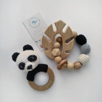 Hochet Panda Crochet Animal New Trend