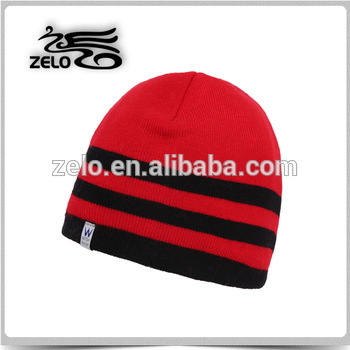 2015 fine knitted machine made kids ski beanies